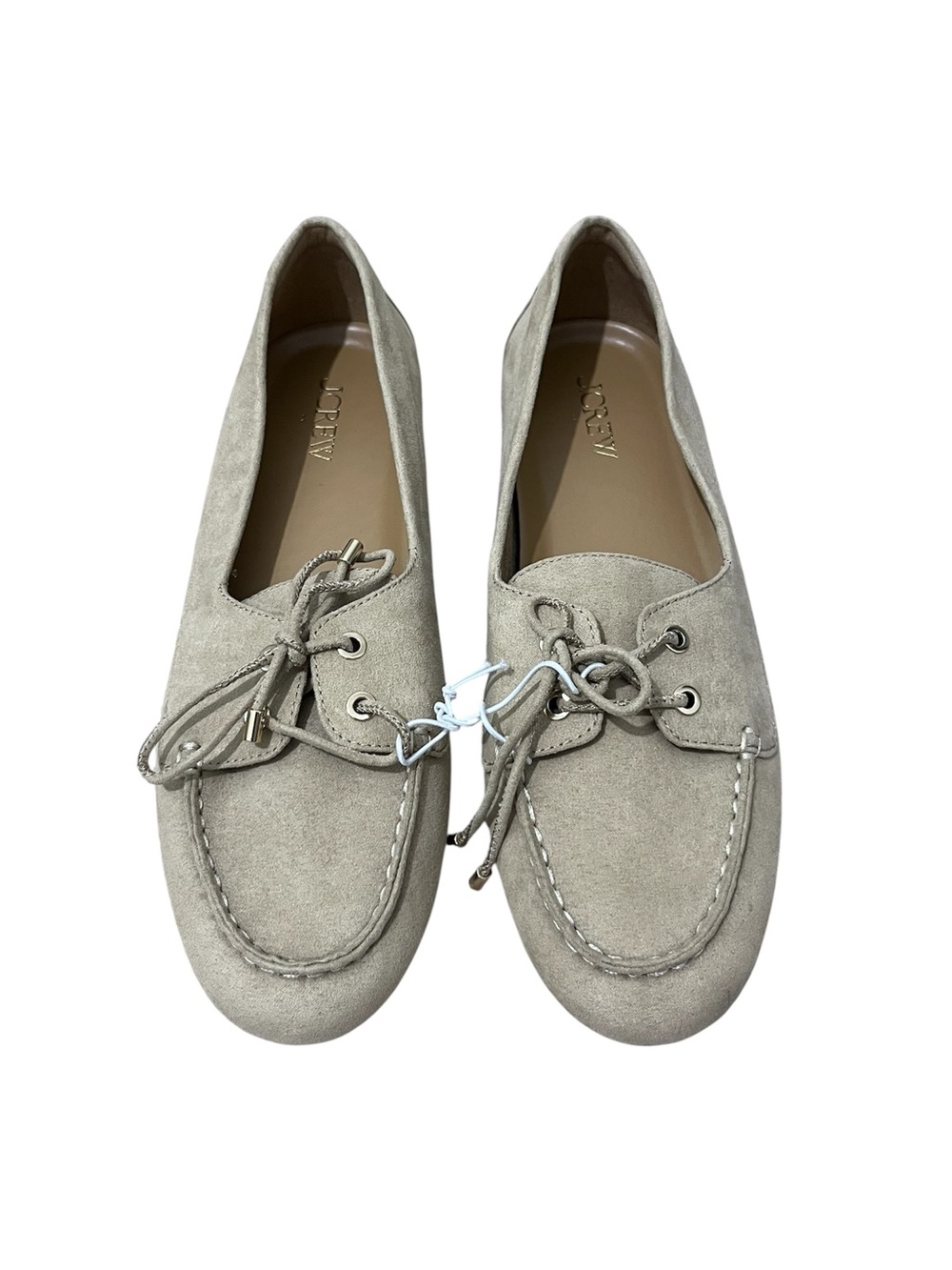 J Crew Classic Beige Suede Loafers for Women Size: 8 - Picture 2 of 7